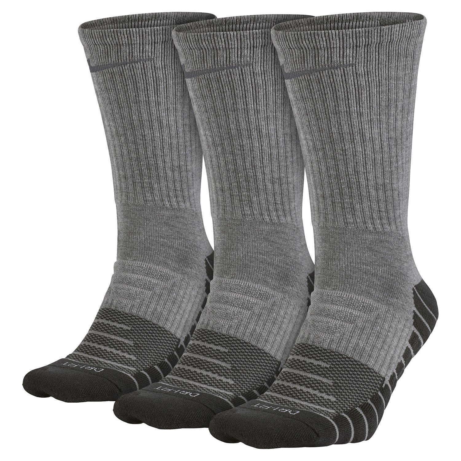 Nike Men's Dri-FIT Cushioned Crew Socks 3 Pairs