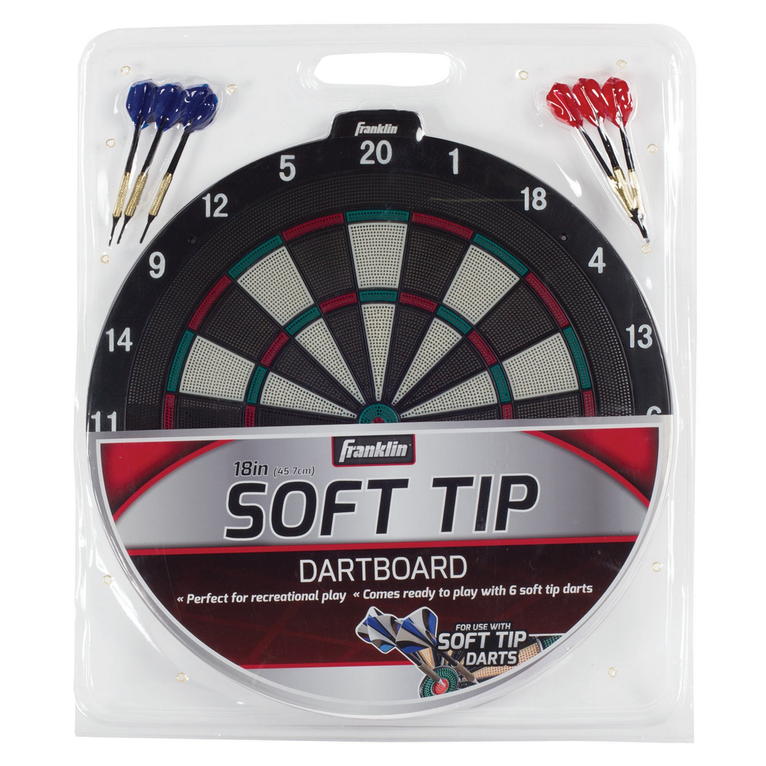 Franklin 18" SoftTip Dartboard Academy