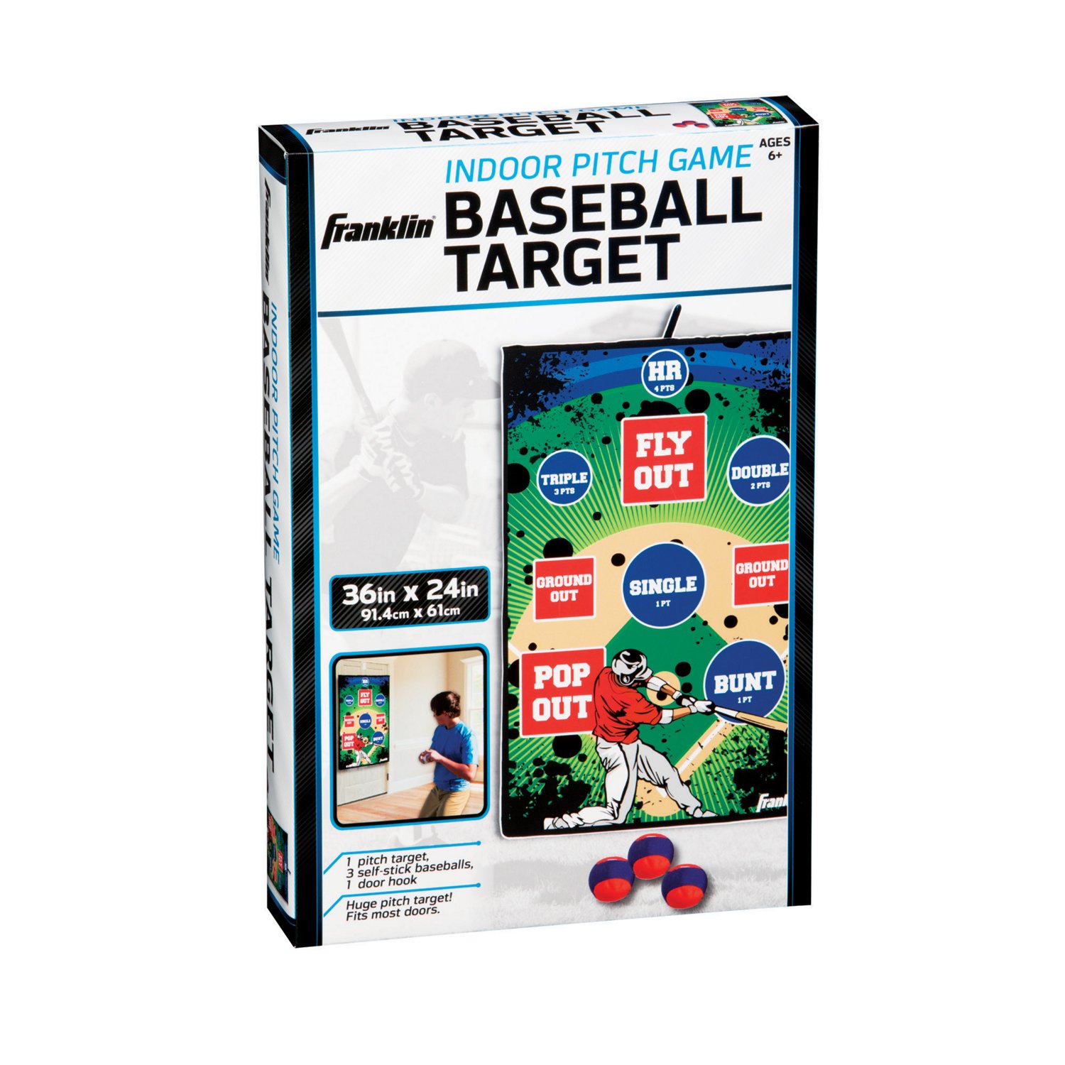 Franklin Indoor Baseball Target Pitch Game Academy