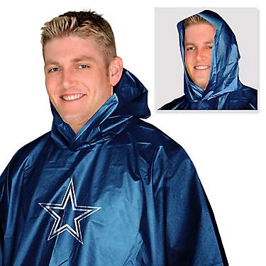 Mad Dasher Men's Dallas Cowboys Rain Poncho                                                                                     