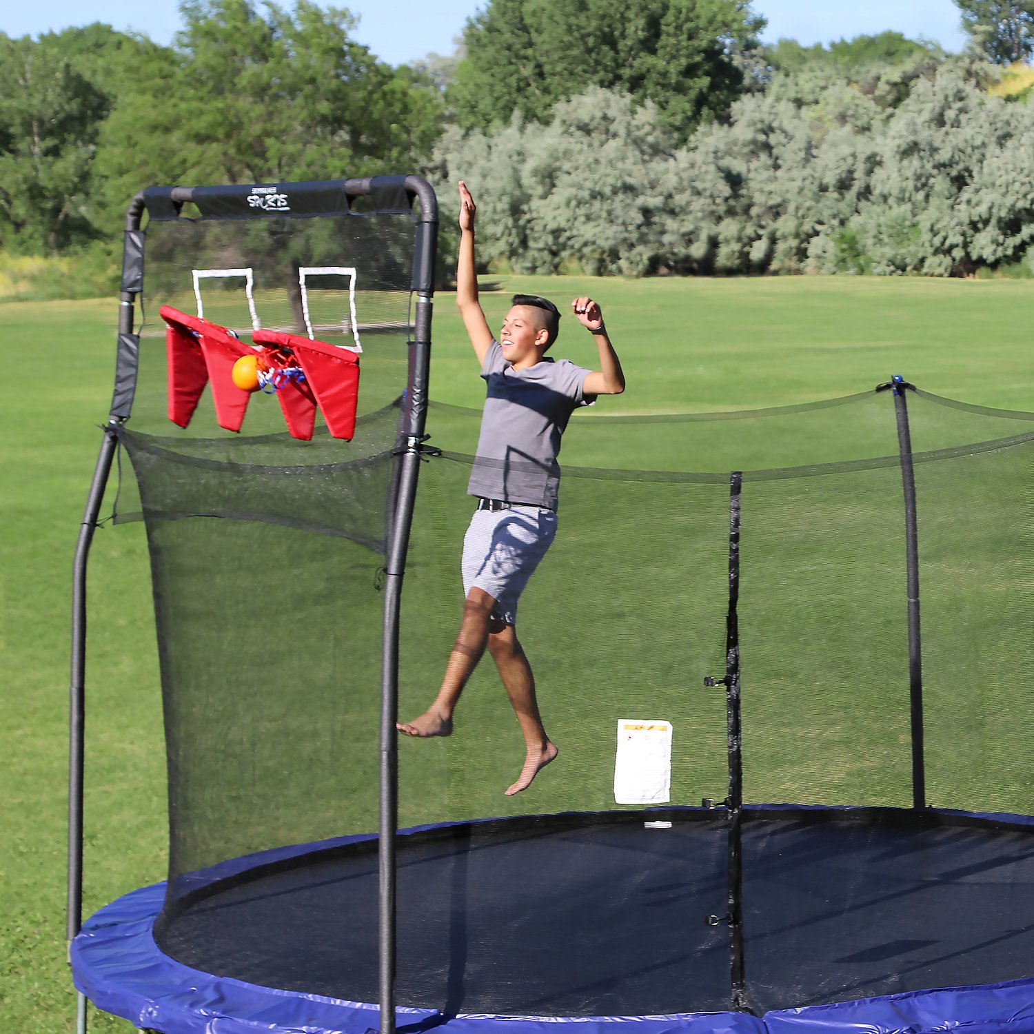 Skywalker Trampolines Double Basketball Hoop for 12' Trampolines - view number 6