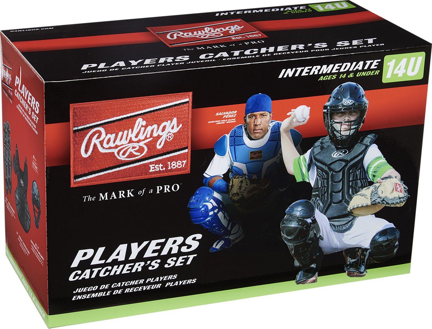 Champro Triple Play Youth Ages 6-9 Catcher's Gear Box Set CBSY569BW