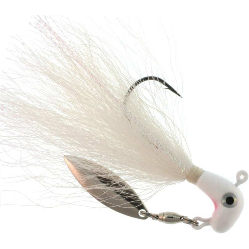 Blakemore Roadrunner Bucktail Pro Fishing Jig White, 3/8 Oz - Fresh Water Jigs And Spoons at Academy Sports