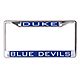 WinCraft Duke University Inlaid Metal License Plate Frame                                                                        - view number 1 selected