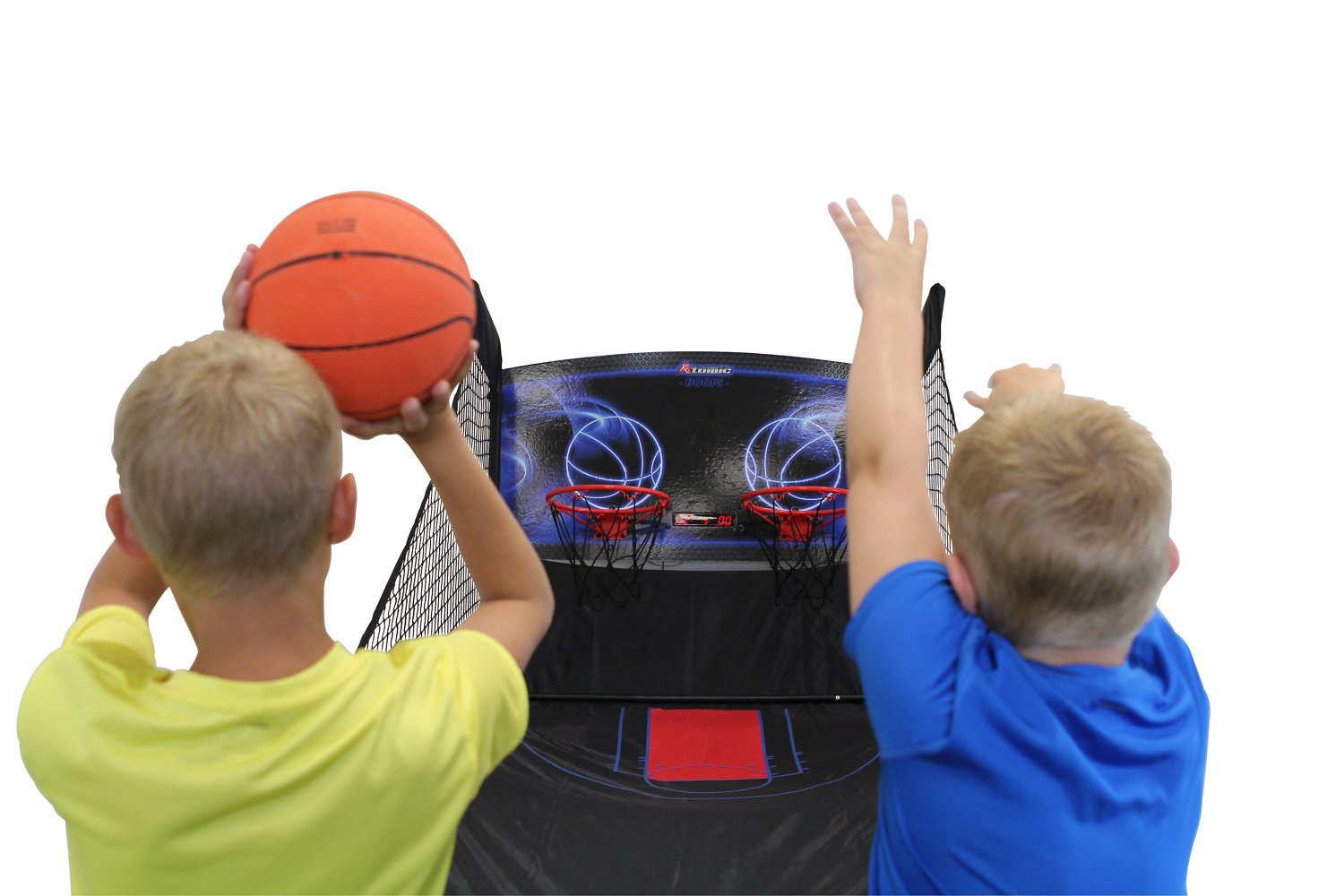 Atomic Jumpball Shootout Electronic Basketball Game Academy