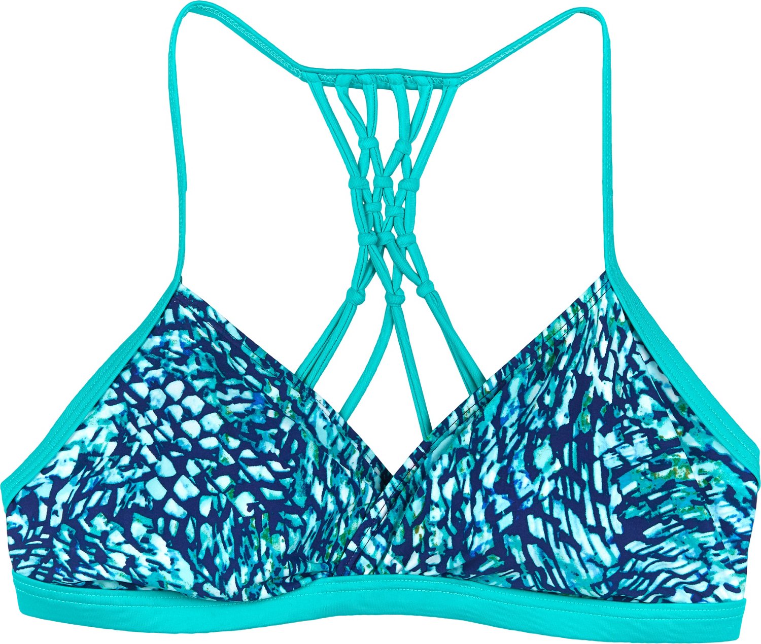 BCG Women's Totally Tie Dye Bralette Swim Top - view number 3