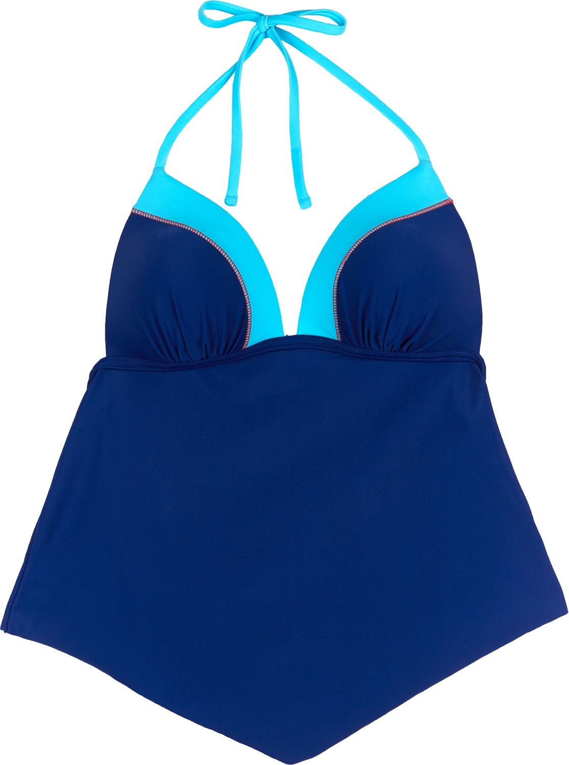 O'Rageous Juniors' Colorblock Molded Tankini Swim Top - view number 3