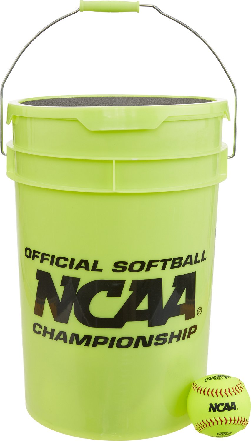 Rawlings NCAA Recreational Fastpitch Softballs, 11 inch, 4 Count