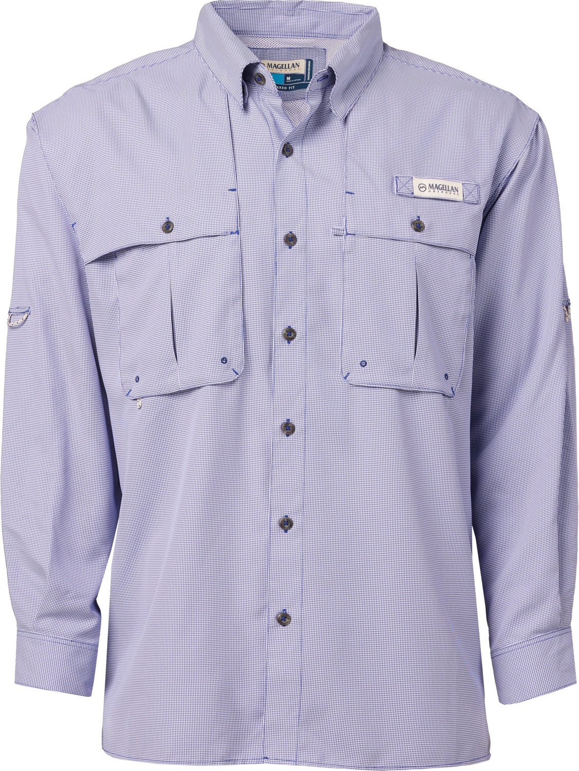 Magellan Outdoors Men's Aransas Pass Window Check Short Sleeve Fishing Shirt  – Carder & Associates
