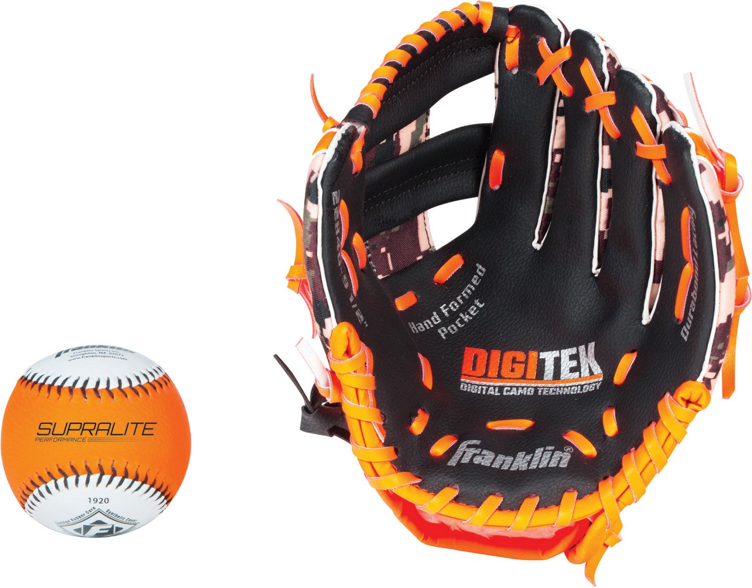 Franklin Youth RTP® Performance Series 9.5" T-ball Glove with Ball                                                              - view number 2