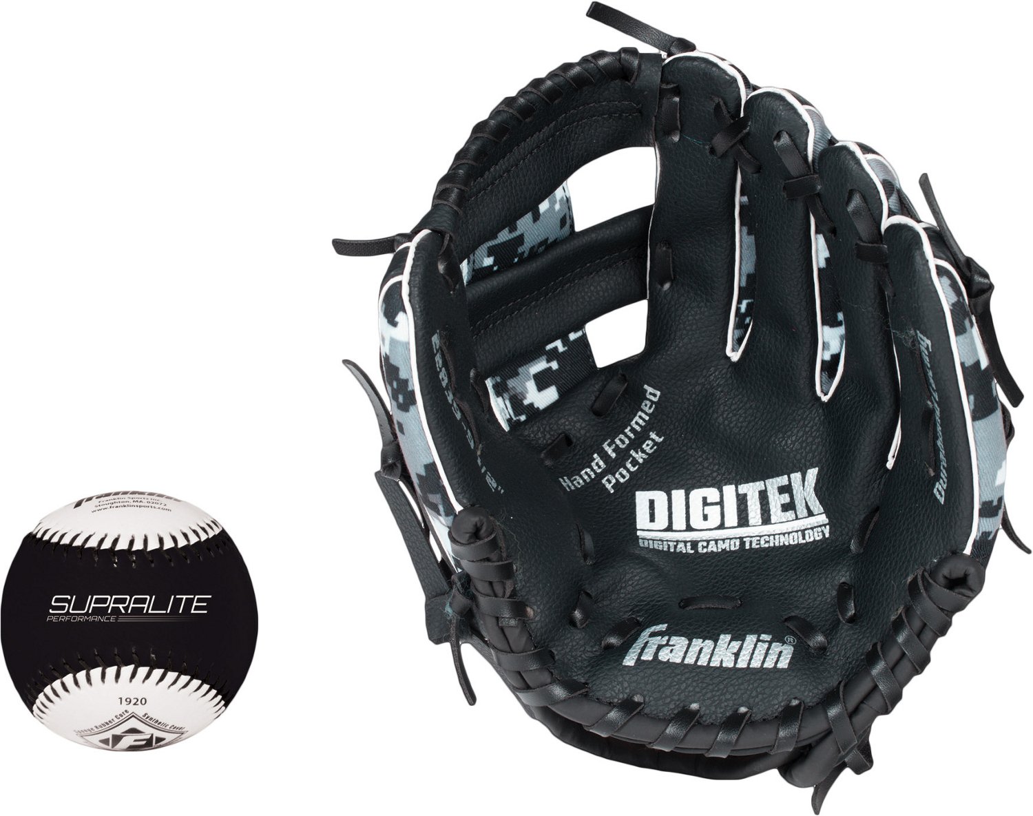 Franklin Youth RTP® Performance Series 9.5" T-ball Glove with Ball                                                              - view number 2