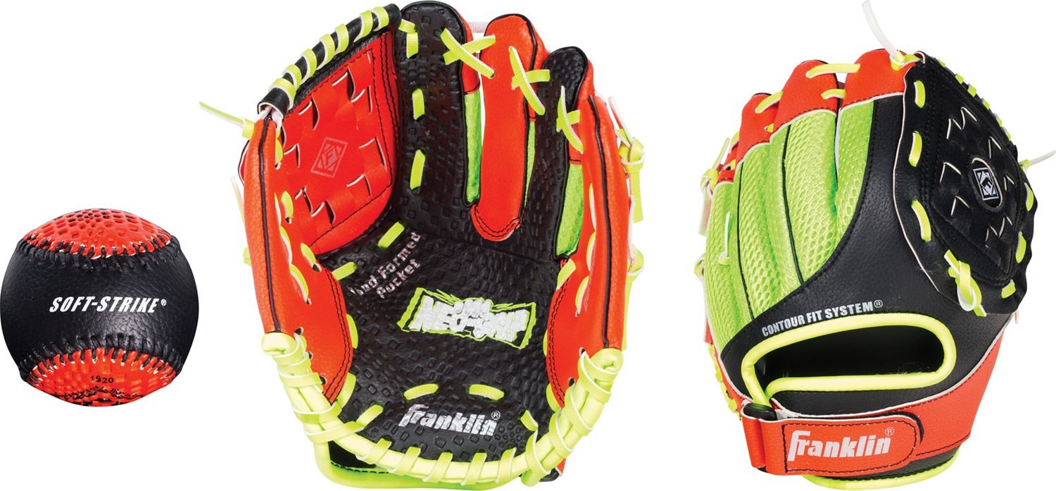 Franklin Youth Neo-Grip® Series 9.5" T-ball Glove with Ball