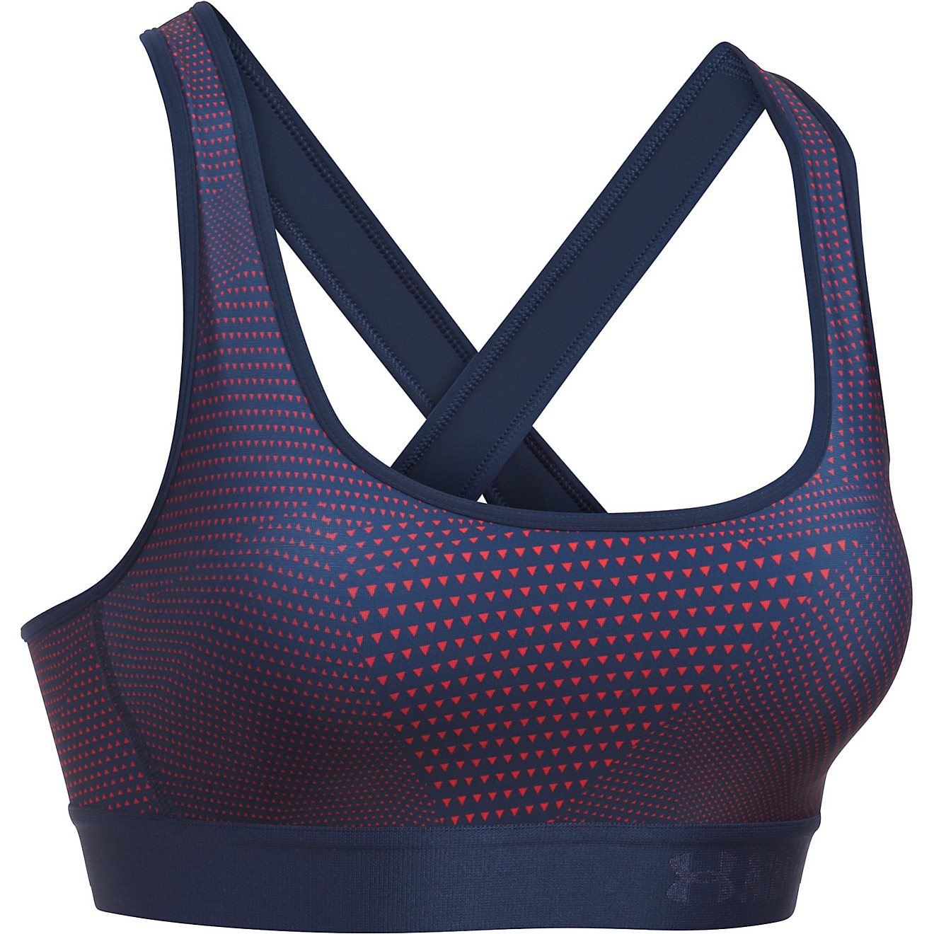 Under Armour Women's Crossback Mid Printed Sports Bra                                                                            - view number 1