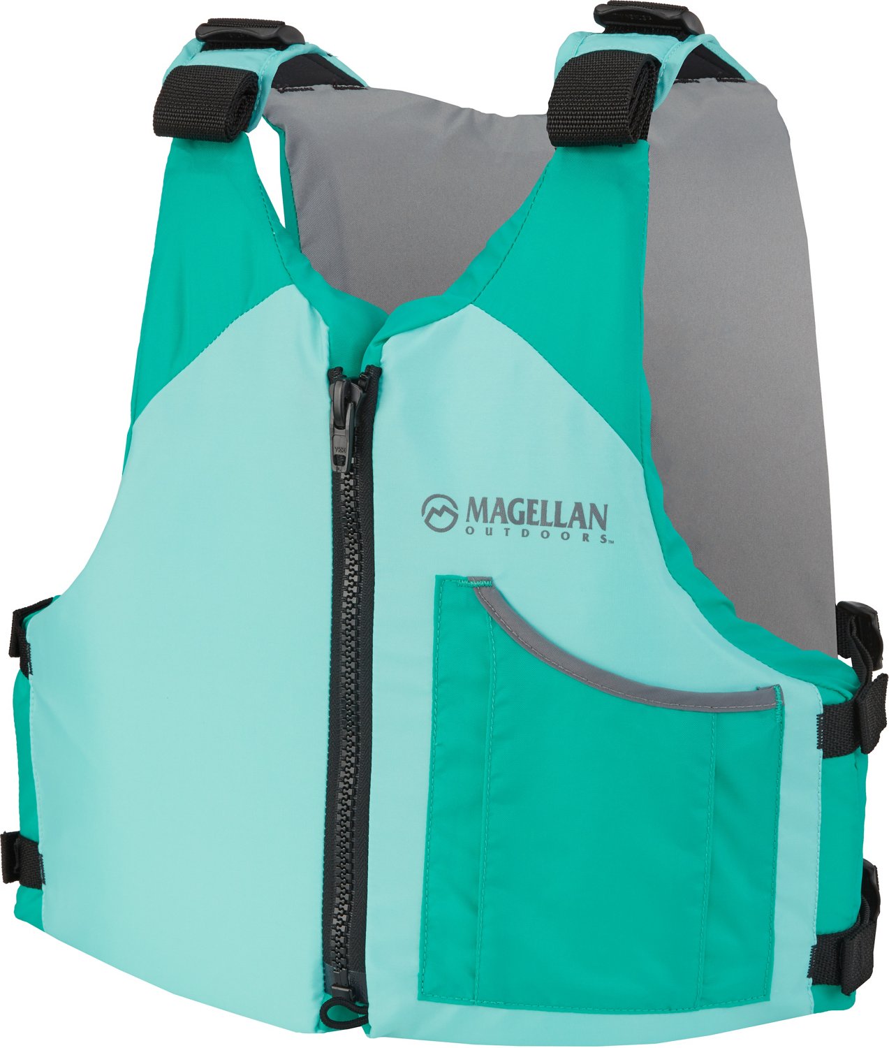 Magellan Outdoors, Jackets & Coats, Magellans Travel Gear Fishing Jacket  Xxl Green Convert To Vest Pockets