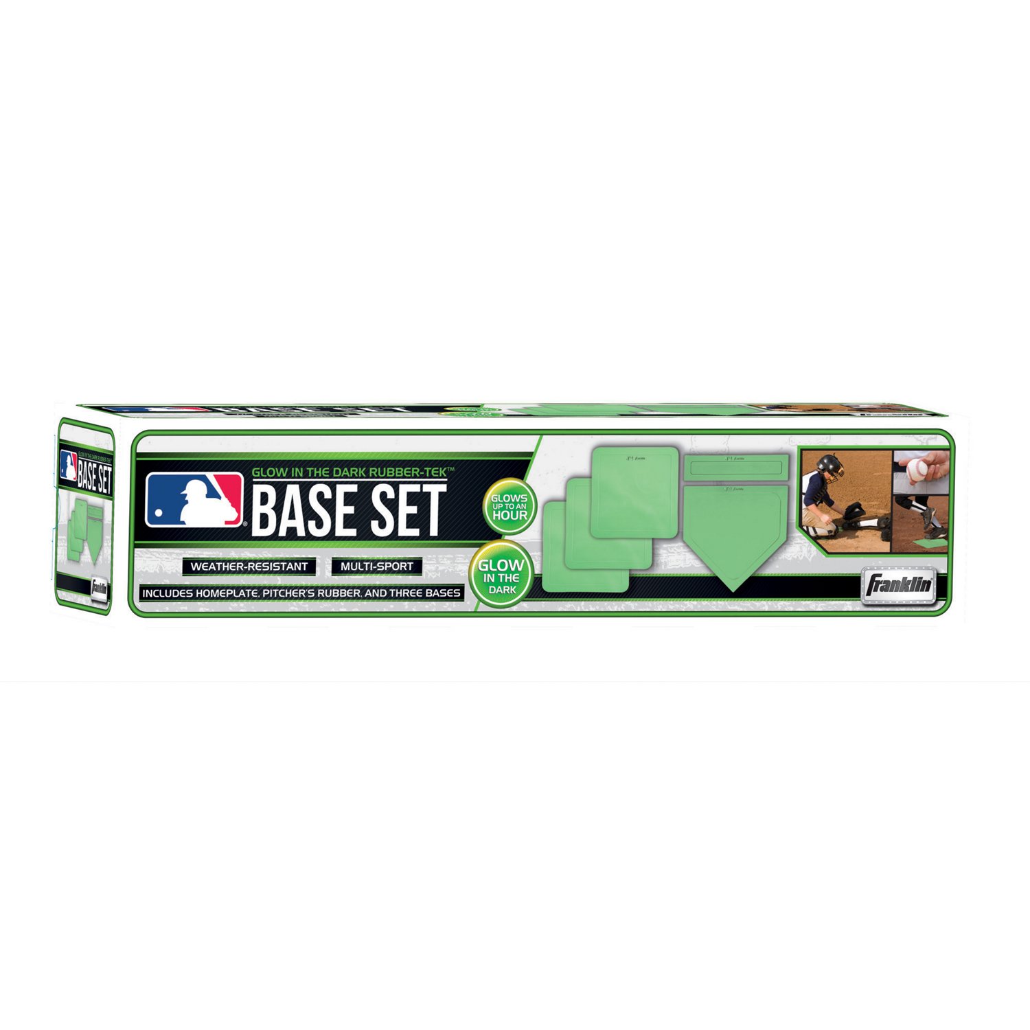 Franklin Rubber-Tek Glow-in-the-Dark Throw Down Base Set                                                                         - view number 2