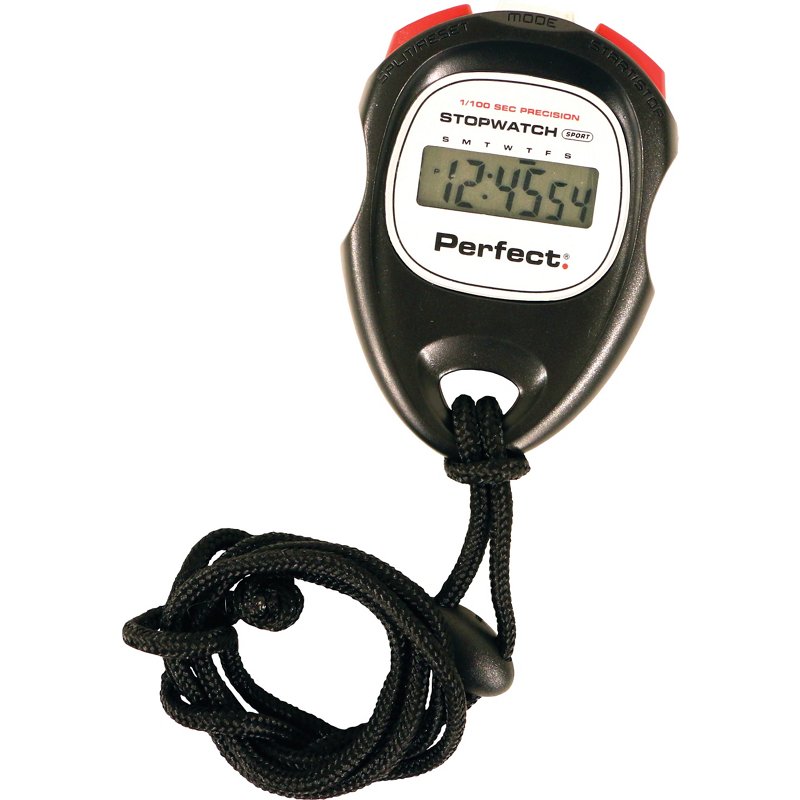 Perfect Fitness Stopwatch Sport Black - Exercise Accessories at Academy Sports