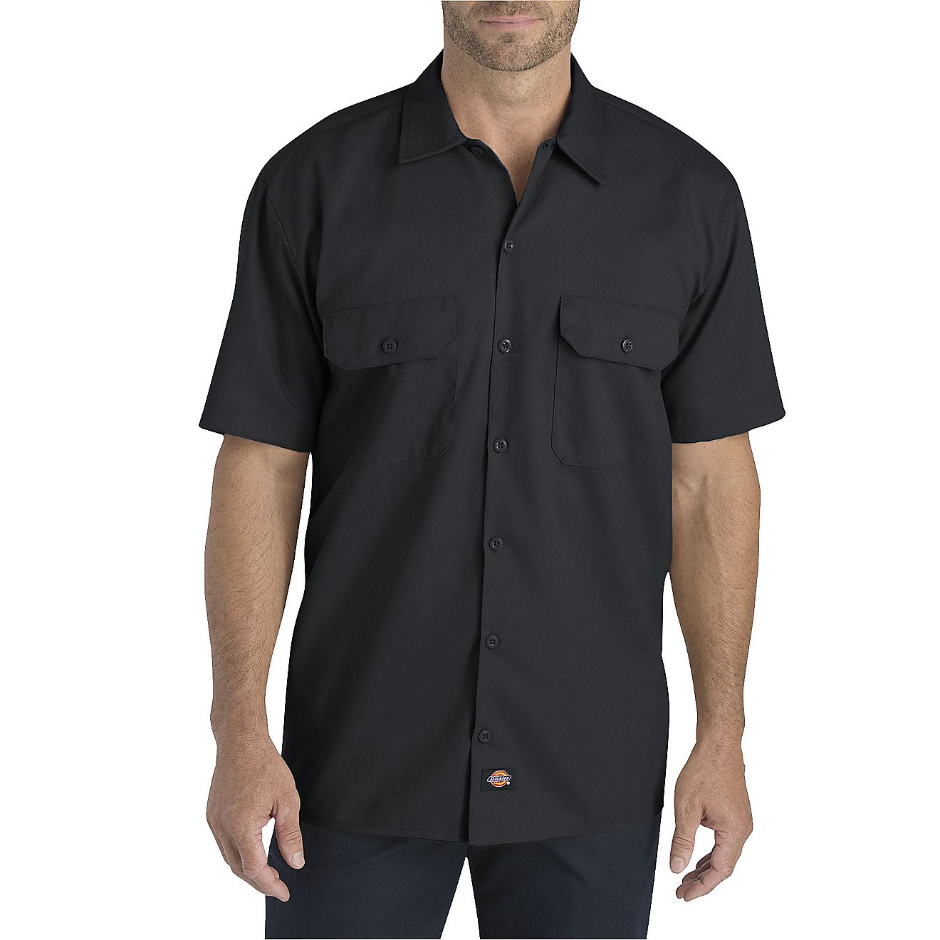Dickies Men's Flex Relaxed Fit Short Sleeve Work Shirt | Academy