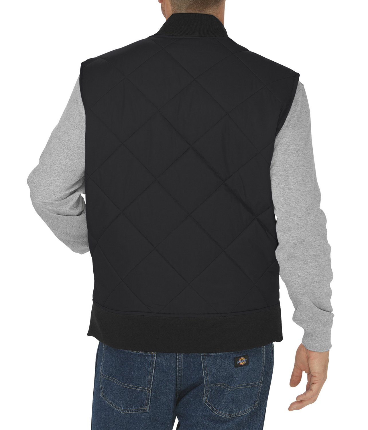 Dickies Men's Diamond Quilted Nylon Vest Academy