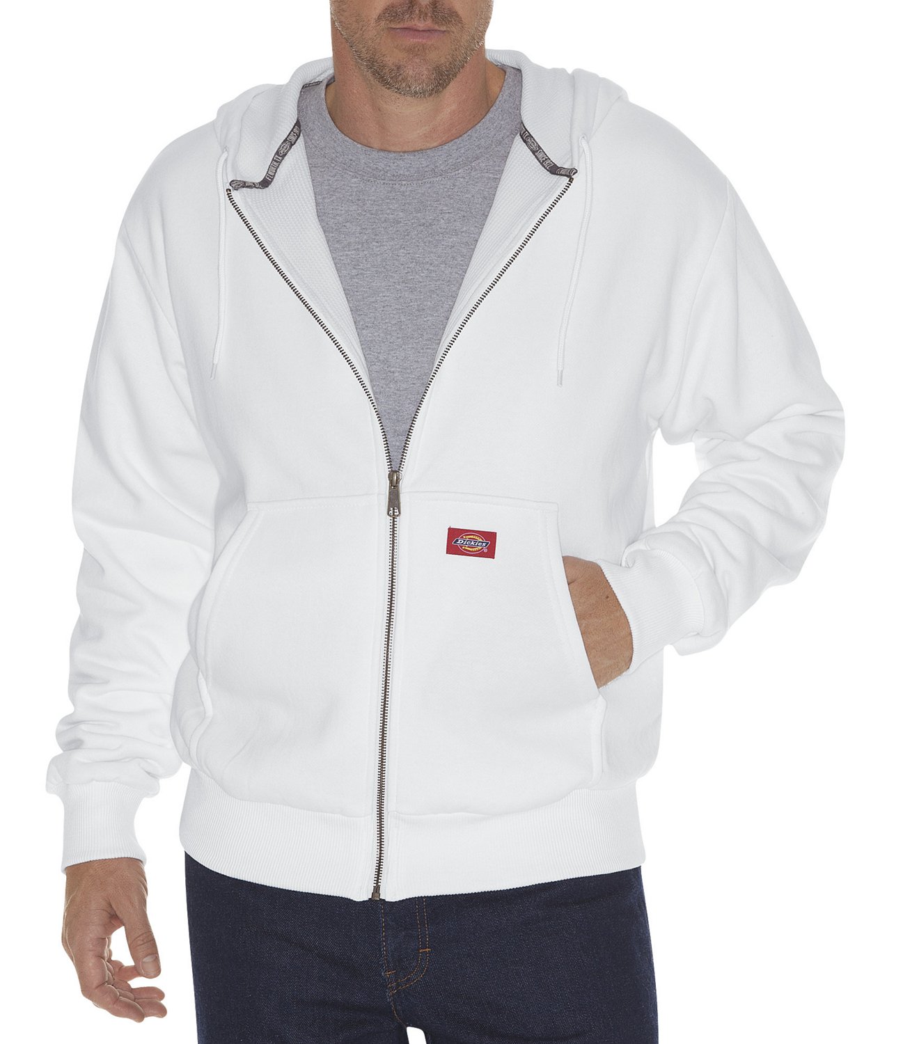 Dickies Men's Thermal Lined Fleece Hoodie