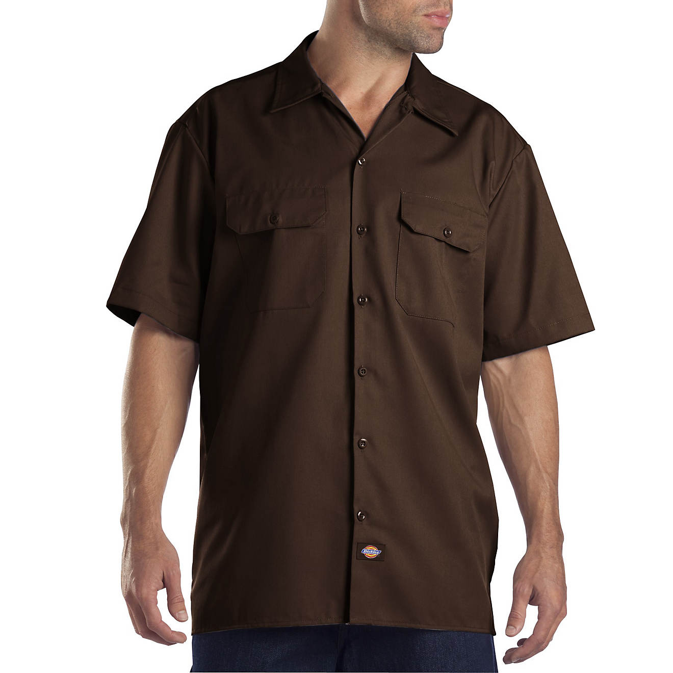 Dickies Men's Short Sleeve Work Shirt                                                                                            - view number 1