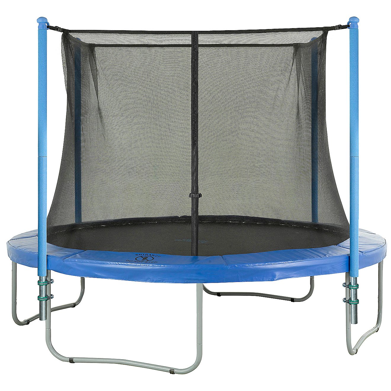 Upper Bounce® 4-Pole Trampoline Enclosure Set for 10' Round Frames with 2 or 4 W-Shape Legs                                     - view number 6
