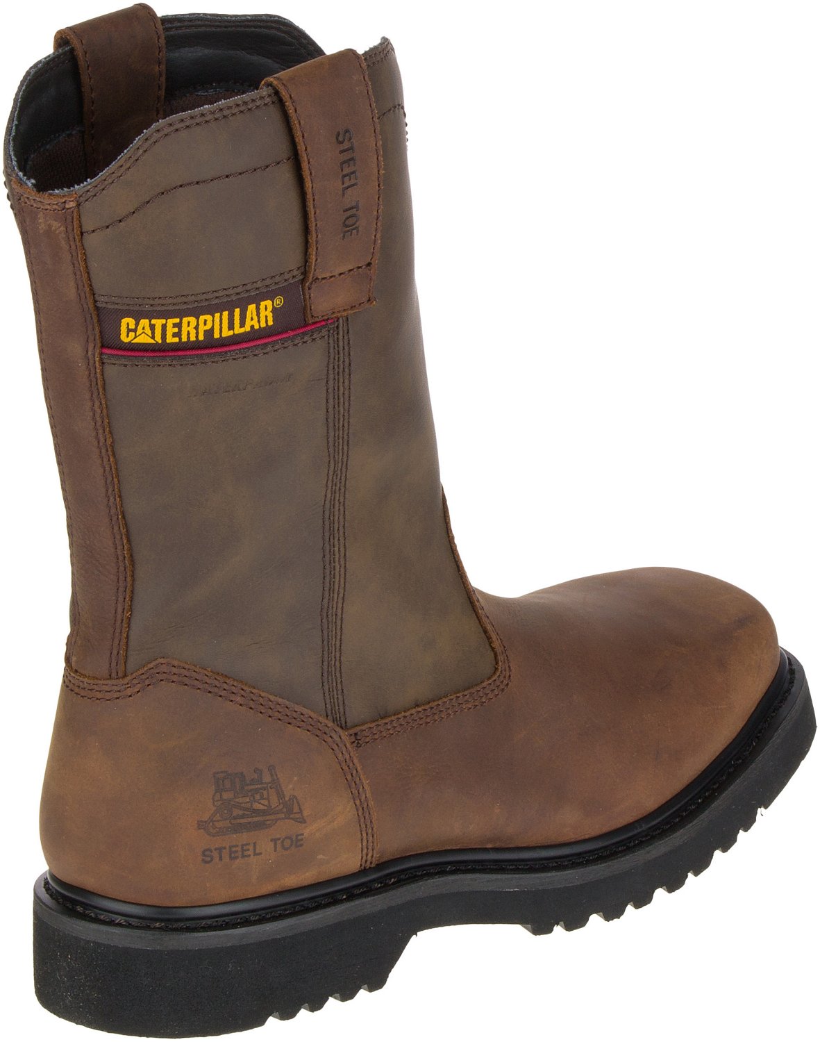 Cat Footwear Men s Hudson EH Steel Toe Wellington Work Boots Academy