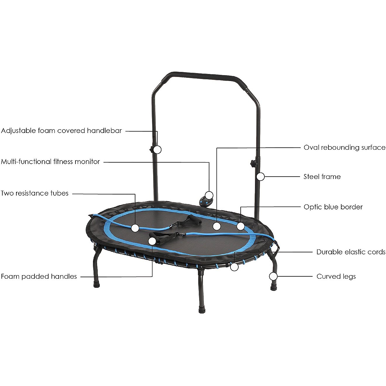 Stamina InTone Oval Fitness Trampoline                                                                                           - view number 7