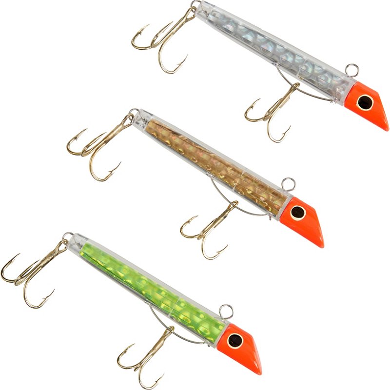 Sea Striker Got-Cha Mylar Minnow 3" Stick Baits 3-Pack - Salt Water Hard Baits at Academy Sports