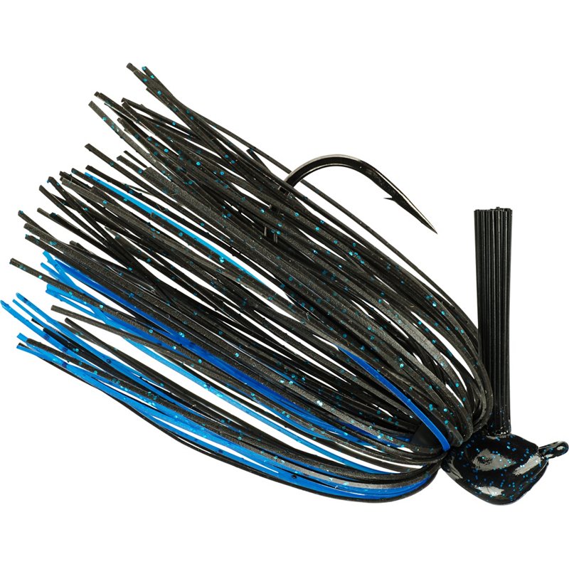 Strike King Tour-Grade Skipping Jig Black/Blue, 3/8 Oz - Fresh Water Jigs And Spoons at Academy Sports