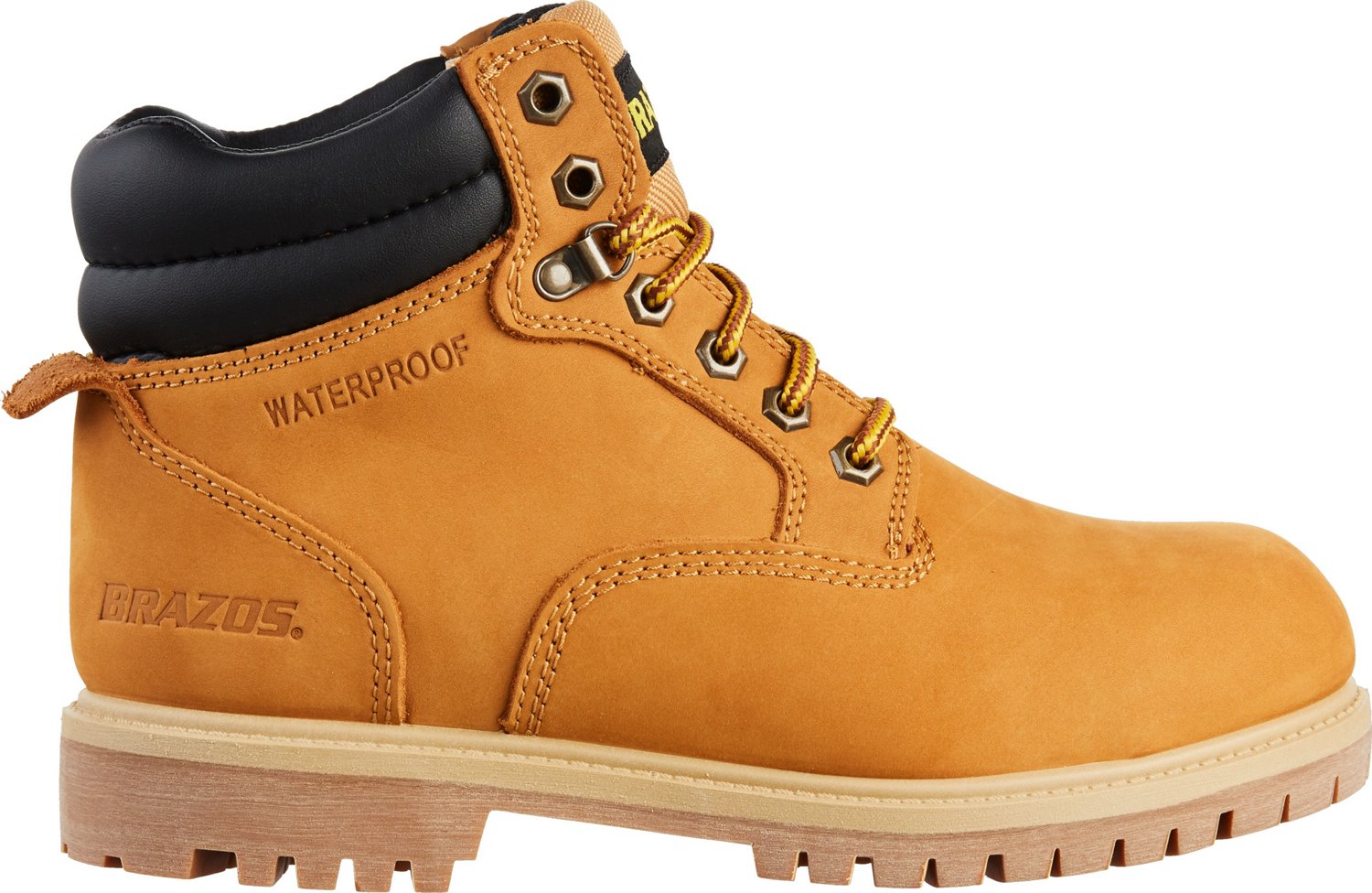 Nubuck steel store toe boots