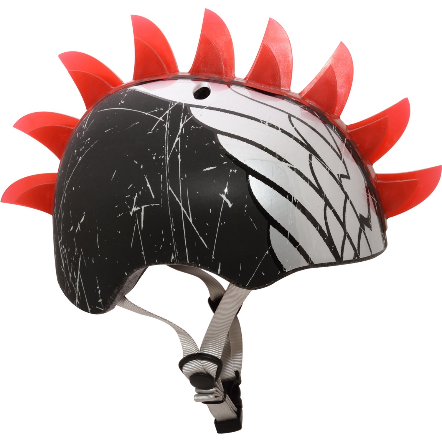 Raskullz Boys' Wings LED Mohawk Bike Helmet                                                                                      - view number 3