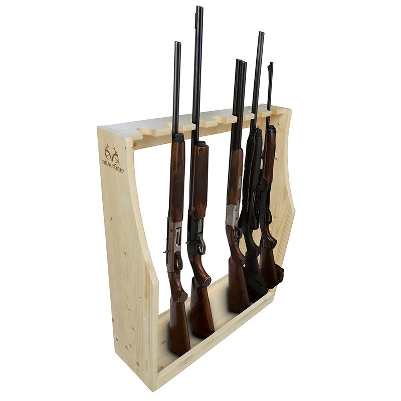 Rush Creek™ Realtree 7-Gun Floor Storage Rack                                                                                  - view number 2