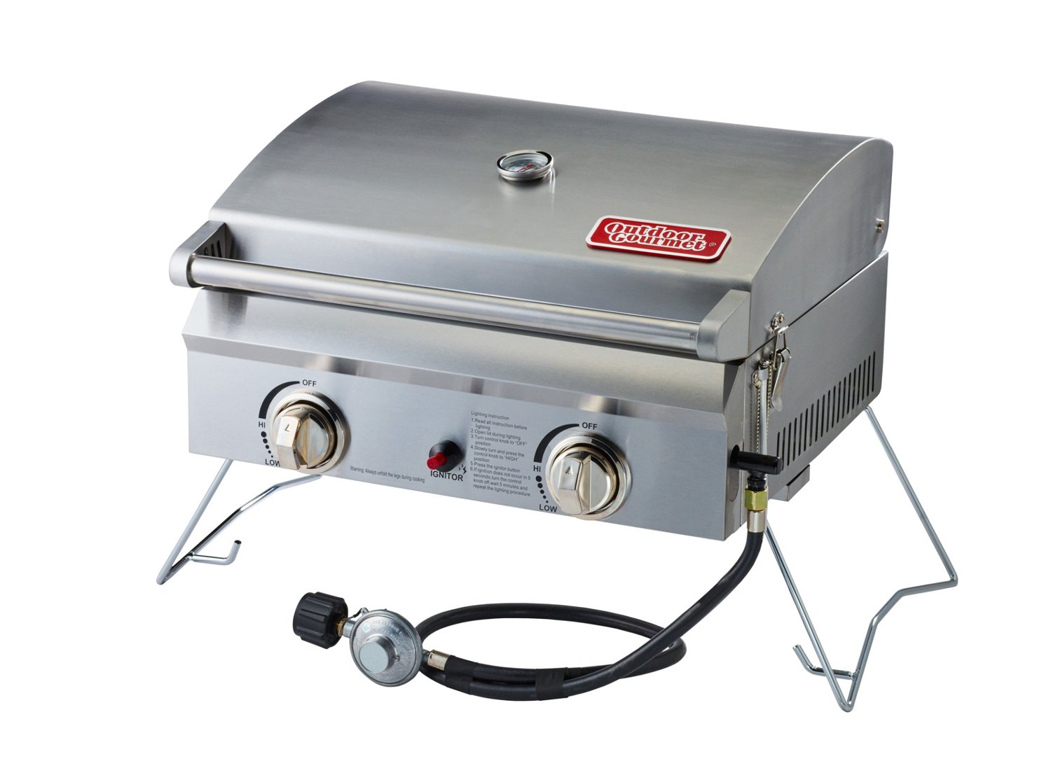 Outdoor Gourmet 2-Burner Gas Portable Grill                                                                                      - view number 5