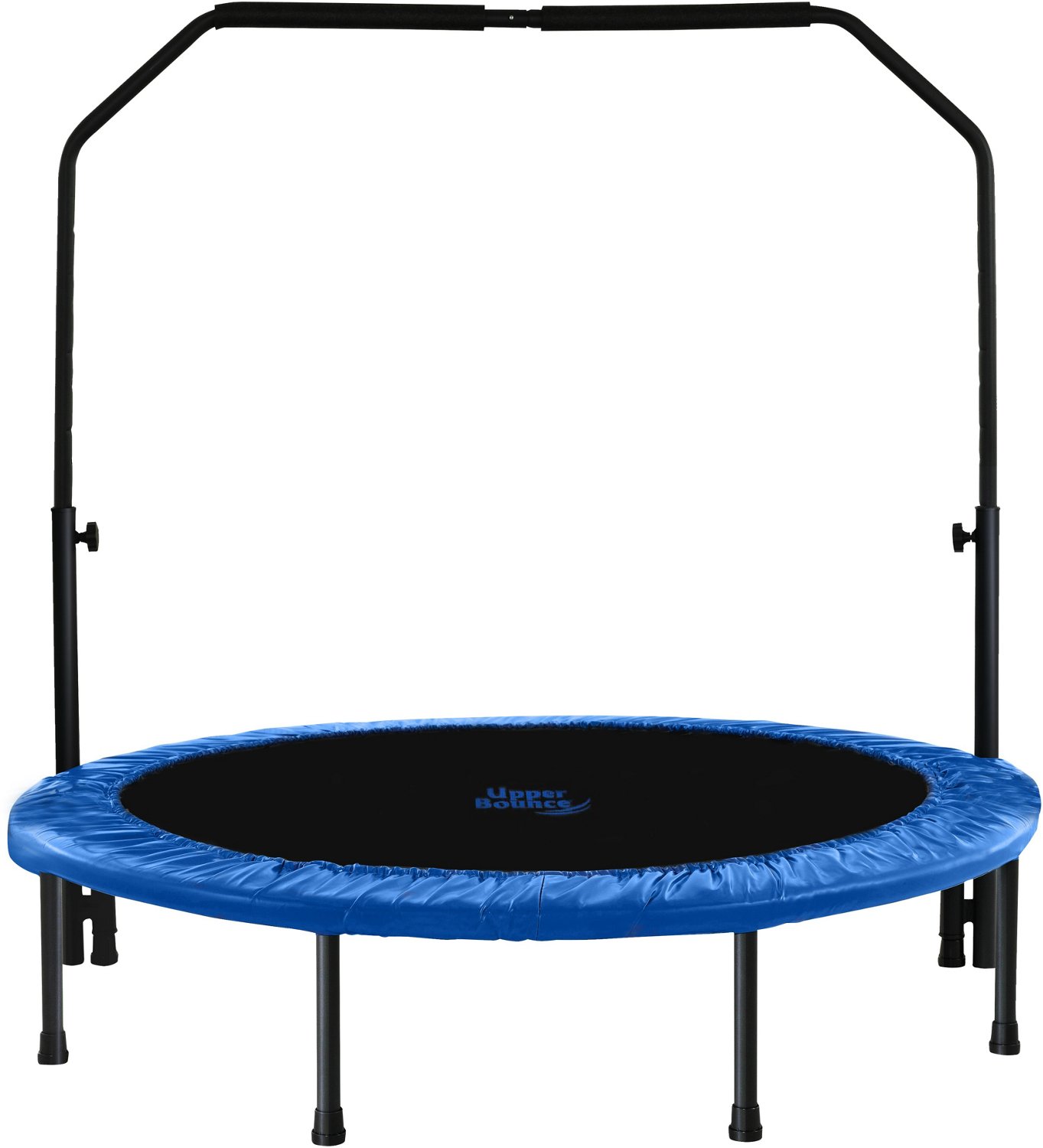 The Upper Bounce 48 in Mini Foldable Rebounder Fitness Trampoline on a white backdrop.