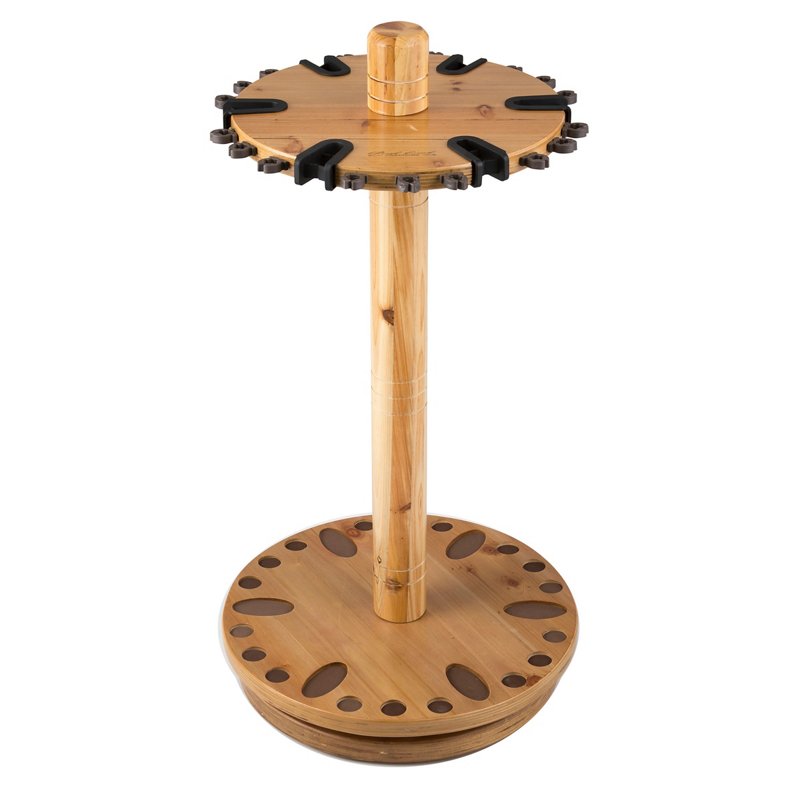 Rush Creek Spinning 30-Rod Storage Rack Beige Light - Rod And Reel Storage at Academy Sports