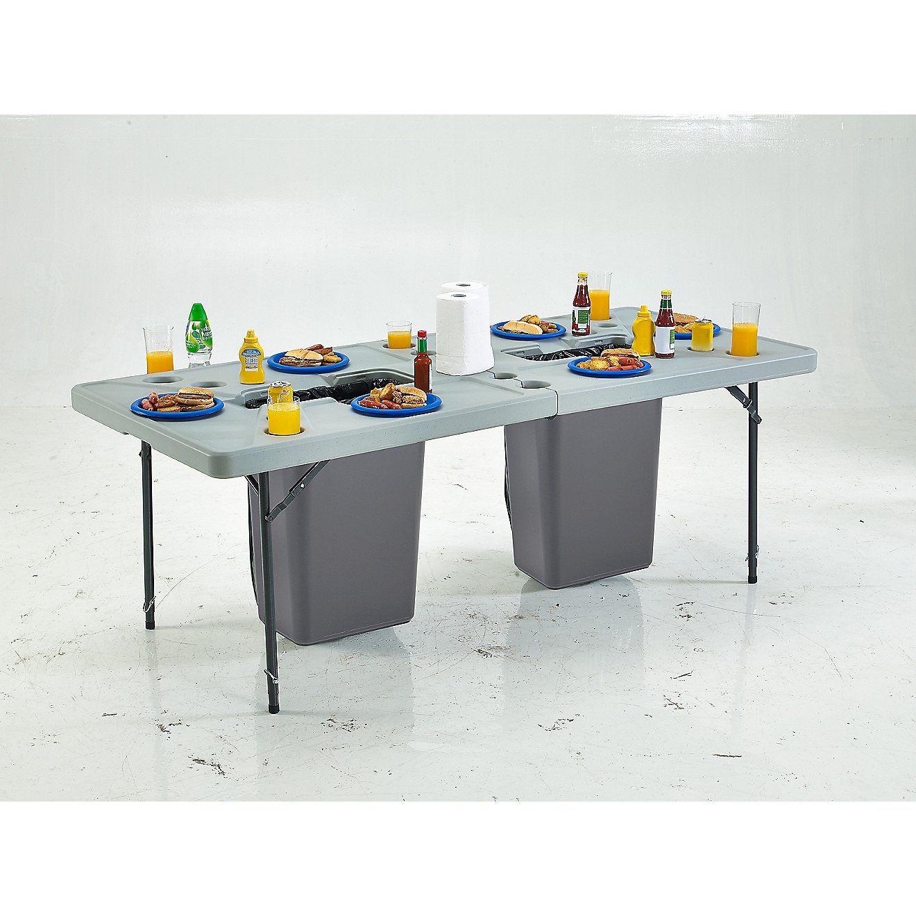 Academy Sports + Outdoors 7 ft Folding Cookout Table                                                                             - view number 6
