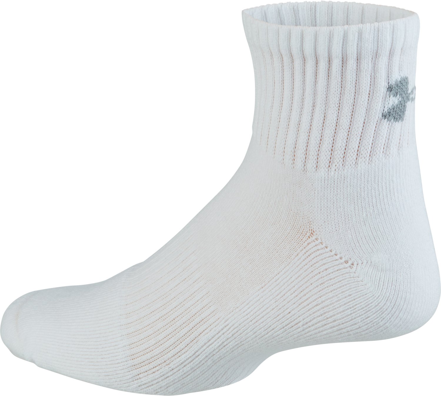 Under Armour Men's Charged Cotton 2.0 Quarter Socks 6 Pack Academy