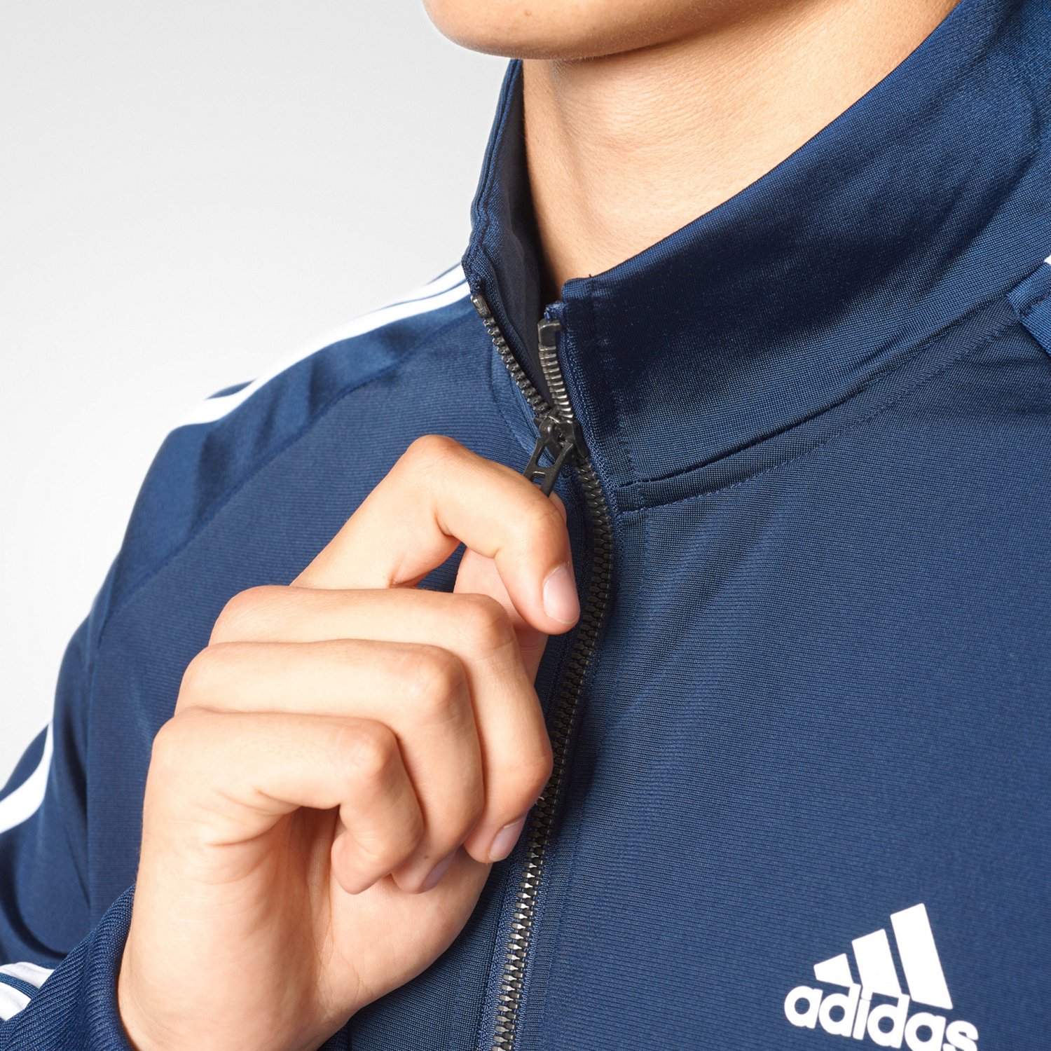 adidas Men's Essentials 3-Stripe Tricot Track Jacket                                                                             - view number 3