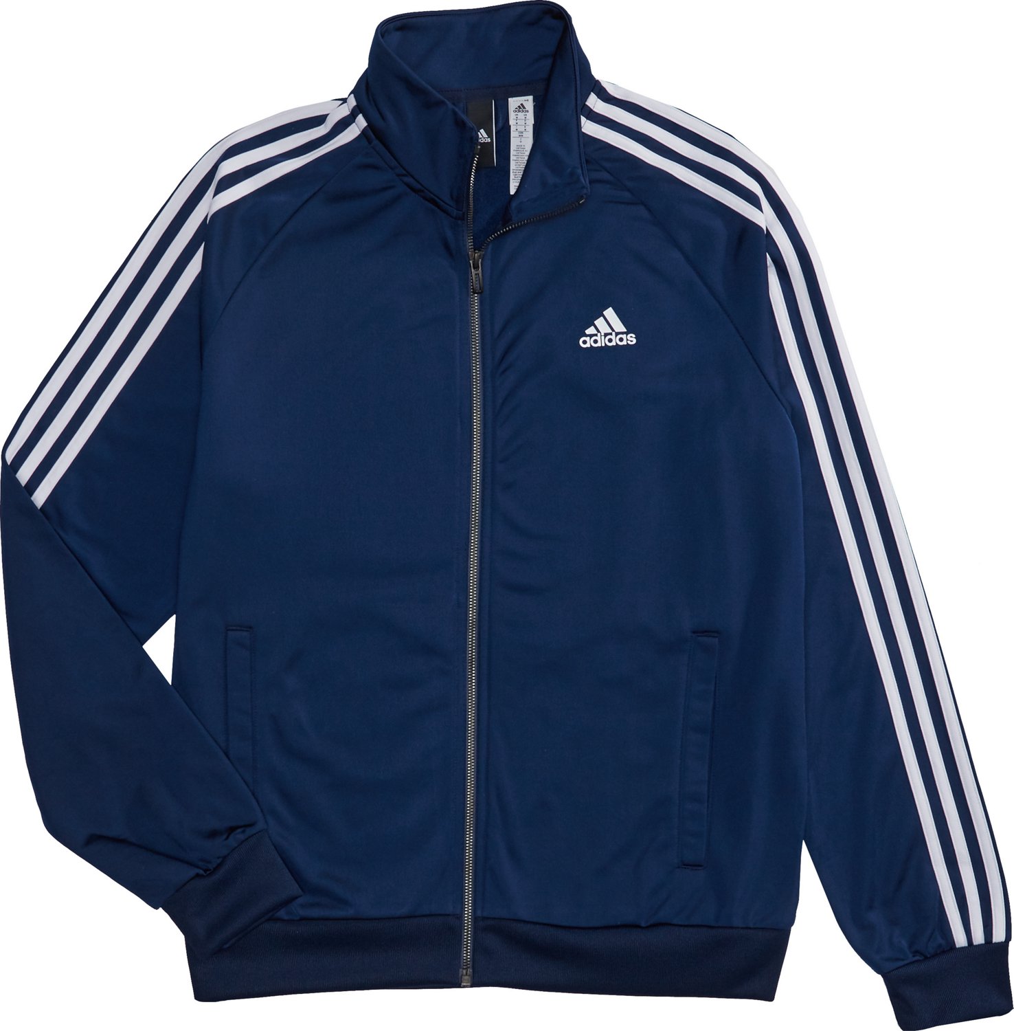 adidas Men's Essentials 3-Stripe Tricot Track Jacket                                                                             - view number 4