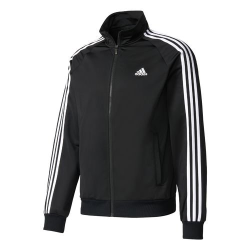 adidas Men's Essentials 3Stripe Tricot Track Jacket Academy