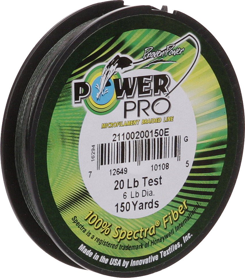 PowerPro 20 lb 150 yards Braided Fishing Line | Academy