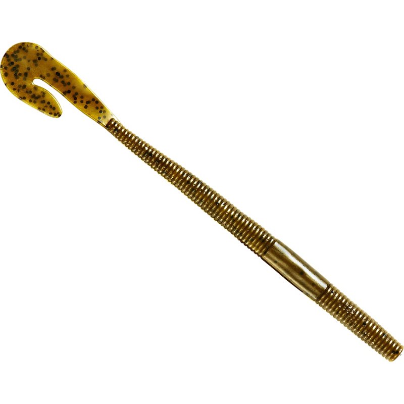 YUM Thumpn' Dinger 6 in Worm Bait Green Pumpkin - Frsh Wtr Soft Plastic at Academy Sports