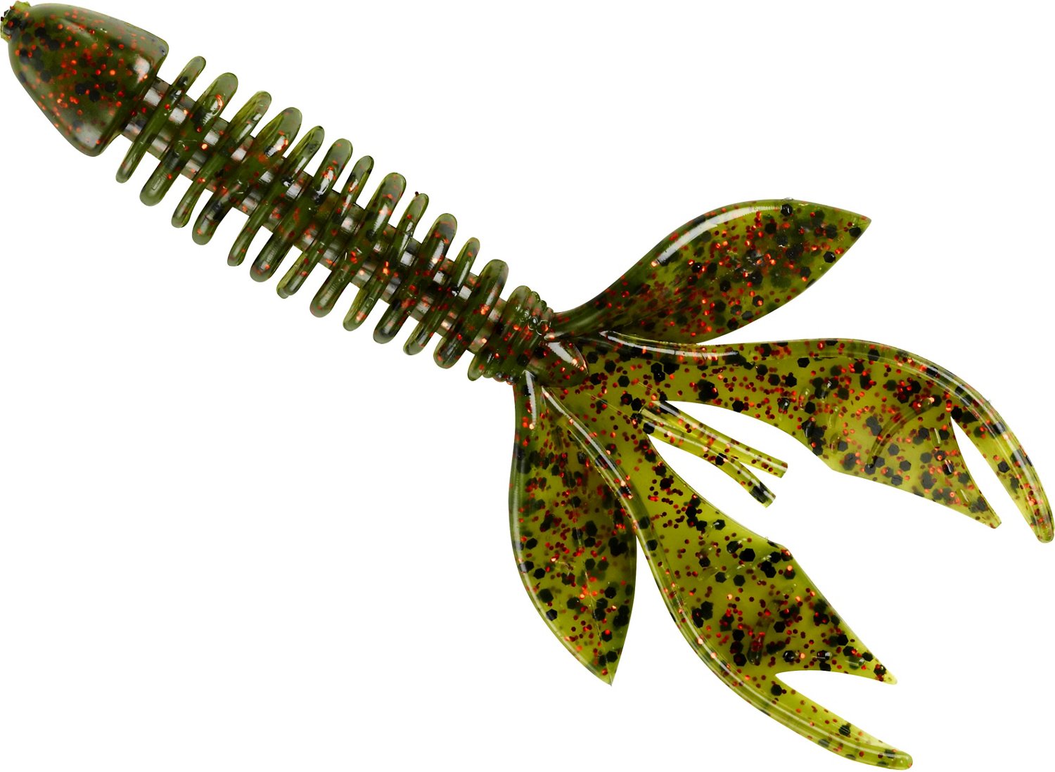 YUM Wooly HawgCraw 4 in Soft Plastic Baits 7Pack Academy