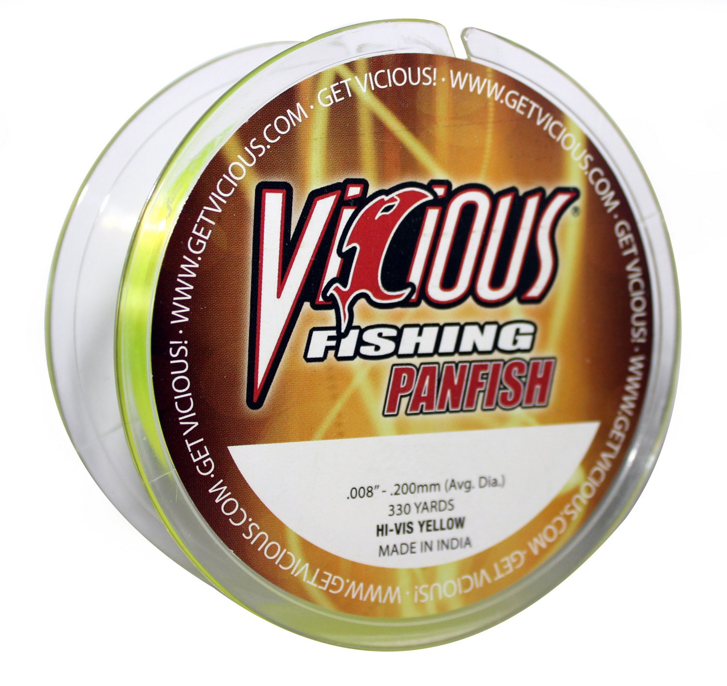 Vicious 330 yds Hi-Vis Panfish Fishing Line
