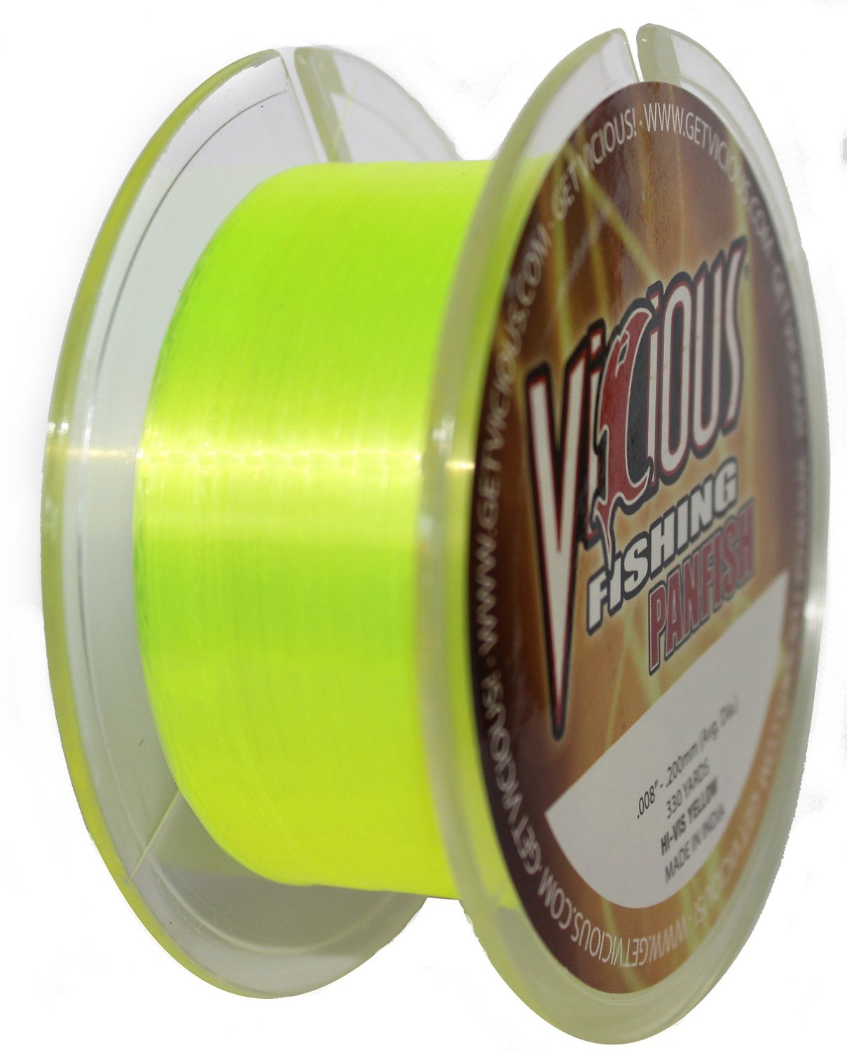 Vicious 330 yds HiVis Panfish Fishing Line Academy