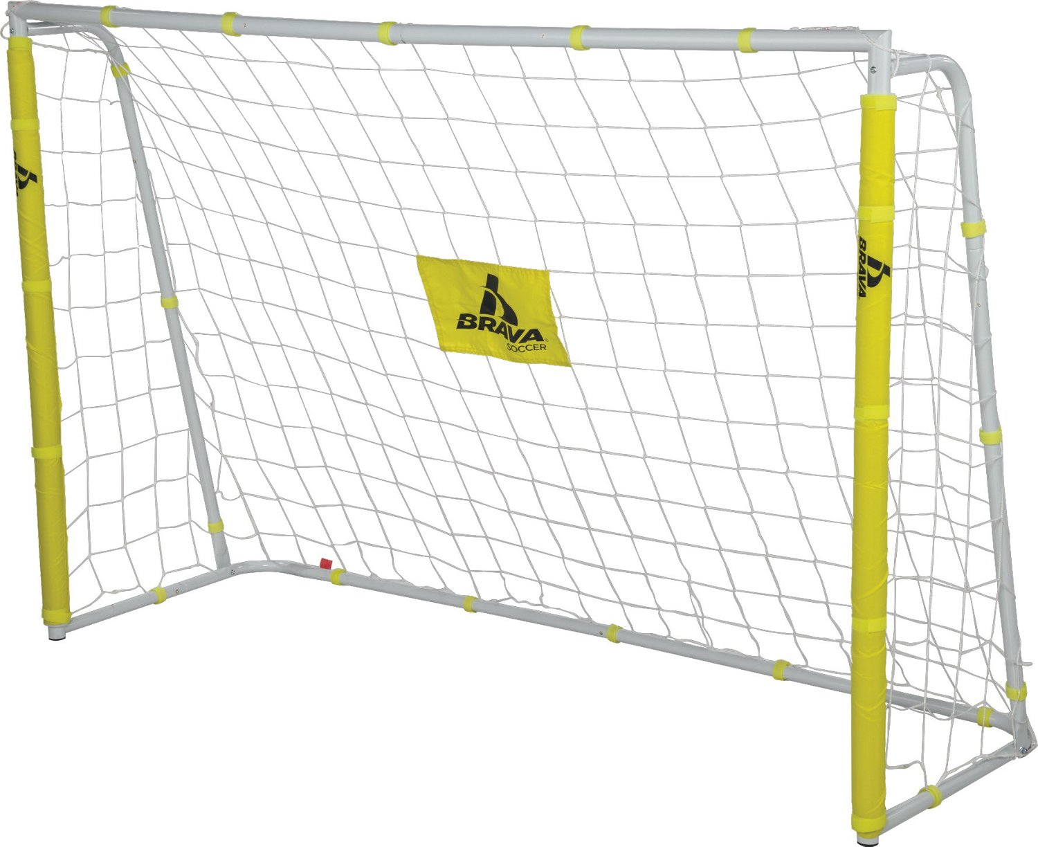 Goplus Soccer Goal, 6 FT x 4 FT Soccer Net with Strong PVC Frame