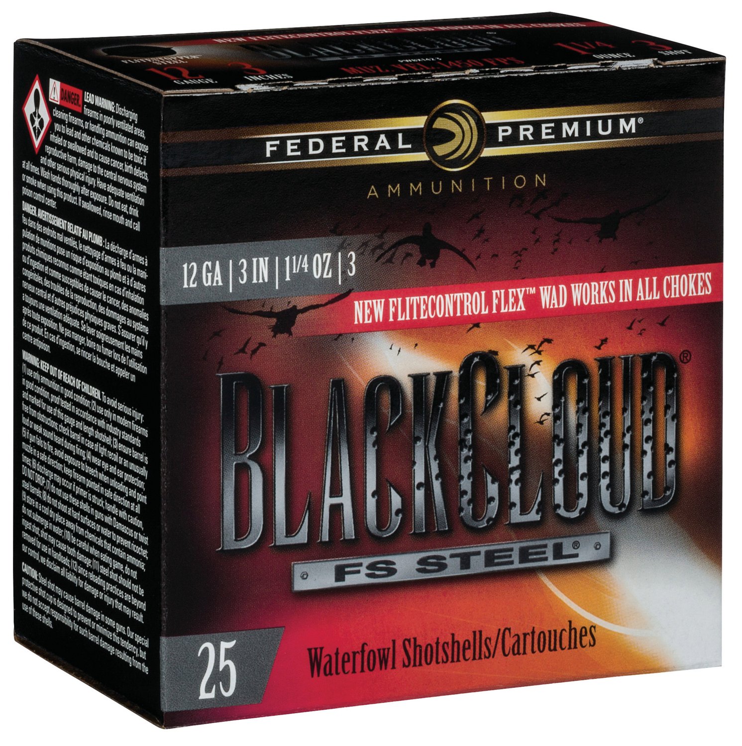 Federal Premium Black Cloud 12 Gauge Shotshells - 25 Rounds | Academy