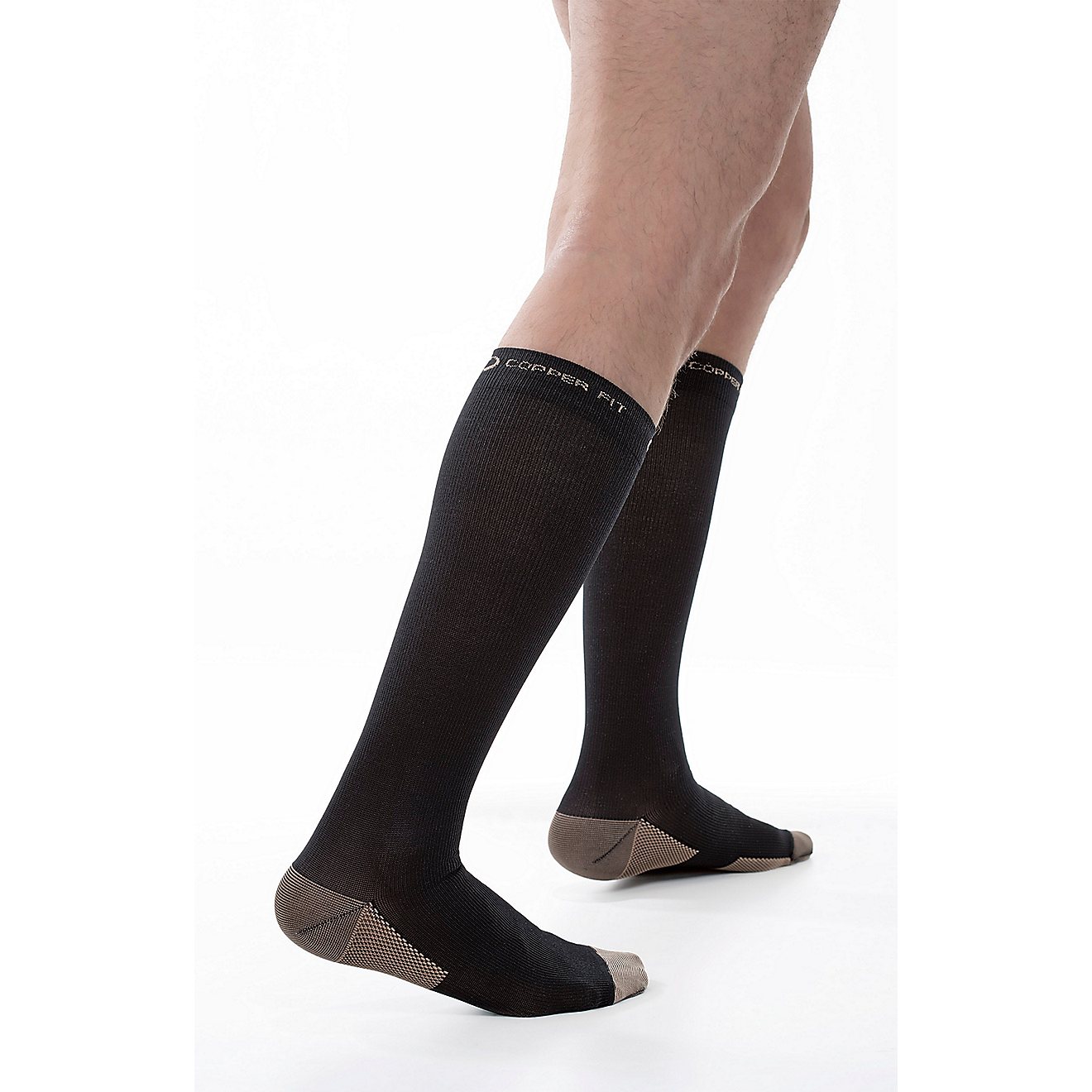 Copper Fit Men's Copper-Infused Knee-High Compression Socks                                                                      - view number 3