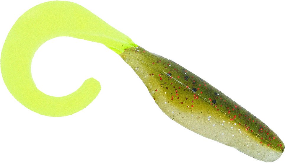 Bass Assassin Lures 4" Saltwater Curly Tail Shad Lure 10-Pack