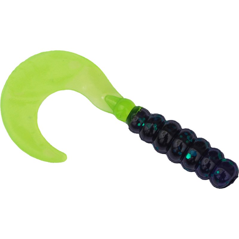 Big Bite Baits Fat Grub 2 in Soft Bait Junebug - Frsh Wtr Panfish Bait at Academy Sports